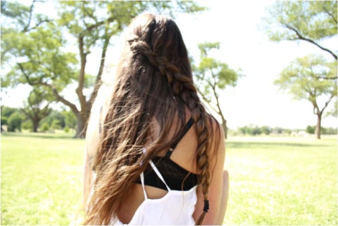 long hair braid