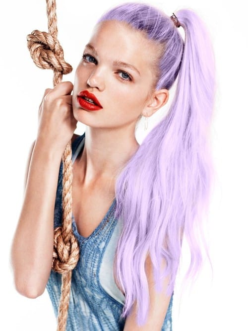 lavendar hair
